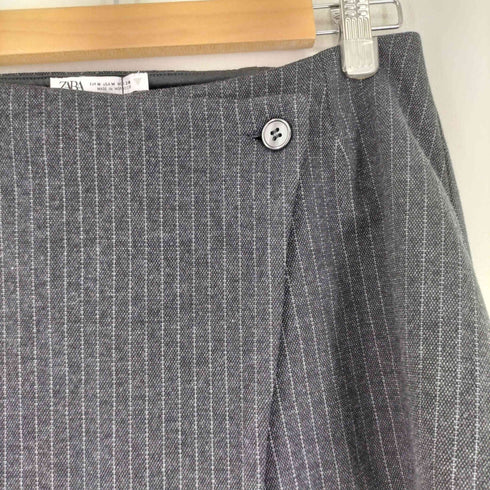 ザラ ZARA クロスオーバーストライプミニスカート レディース JPN:M