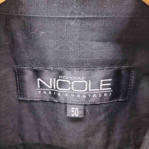 ニコル NICOLE OLD リップストップシャツ メンズ JPN:50