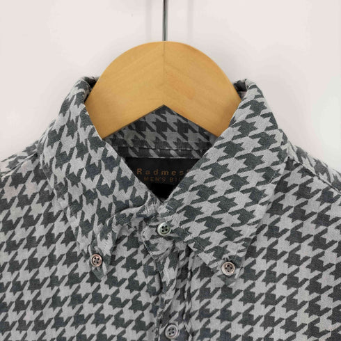 ラドメスメンズビギ Radmess MENS BIGI OLDボタンダウン 千鳥格シャツ メンズ JPN:M