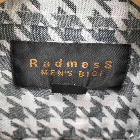 ラドメスメンズビギ Radmess MENS BIGI OLDボタンダウン 千鳥格シャツ メンズ JPN:M