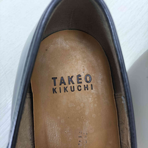 タケオキクチ TAKEO KIKUCHI レザー ローファー メンズ JPN:27