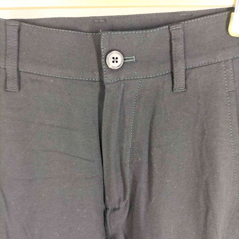 アンドゥムルメステール Ann DEMEULEMEESTER ウール混スラックスパンツ 裾ボタン メンズ XXS