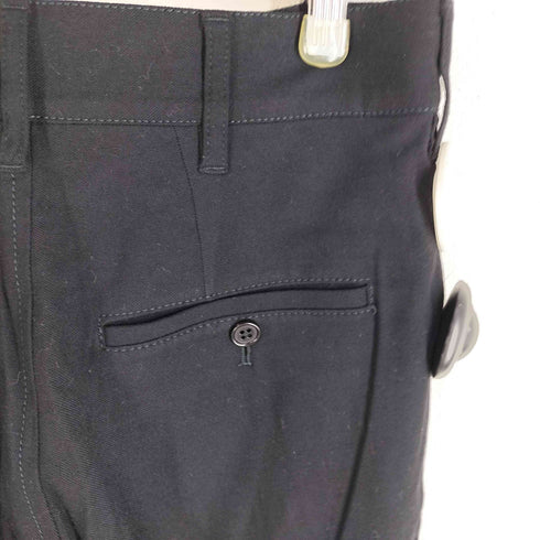 アンドゥムルメステール Ann DEMEULEMEESTER ウール混スラックスパンツ 裾ボタン メンズ XXS