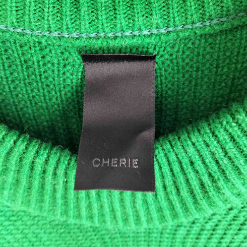 CHERIE 裾ジップデザインニット レディース