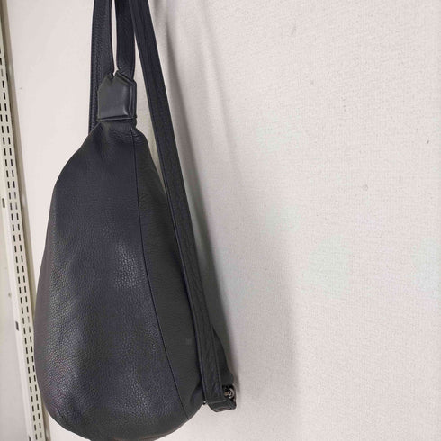 ディスコードヨウジヤマモト discord Yohji Yamamoto Y BACKPACK ワンタックショルダーバッグ オールレザー ブラック メンズ