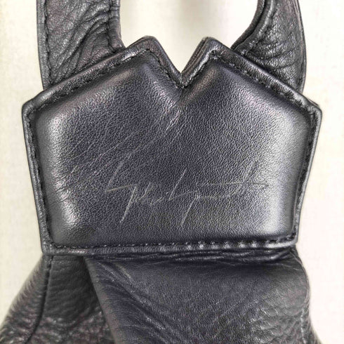 ディスコードヨウジヤマモト discord Yohji Yamamoto Y BACKPACK ワンタックショルダーバッグ オールレザー ブラック メンズ