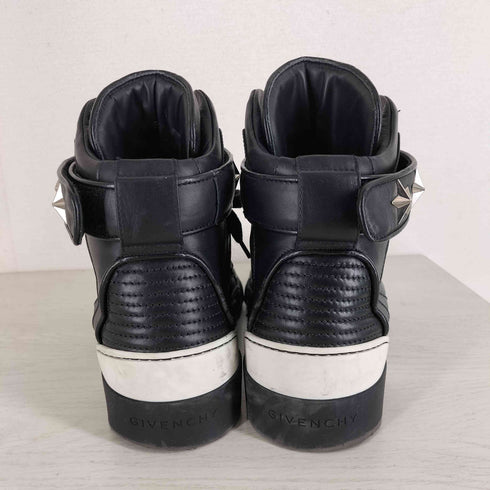 ジバンシィ GIVENCHY スタースタッズ ハイカットスニーカー レザースニーカー BLACK (ブラック) メンズ 39