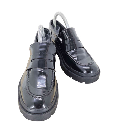 ザラ ZARA Chunky Penny ペニーストラップ チャンキーローファー レディース EUR:35
