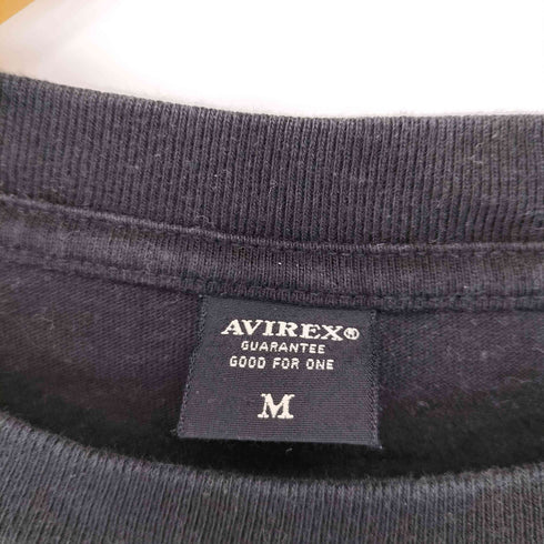アヴィレックス AVIREX TAGGING DESIGN LONGSLEEVE T-SHIRT メンズ M