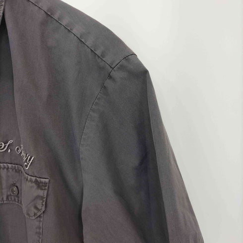 アヴィレックス AVIREX SHORTSLEEVE FADED WORK SHIRT BLUE ANGELS メンズ L