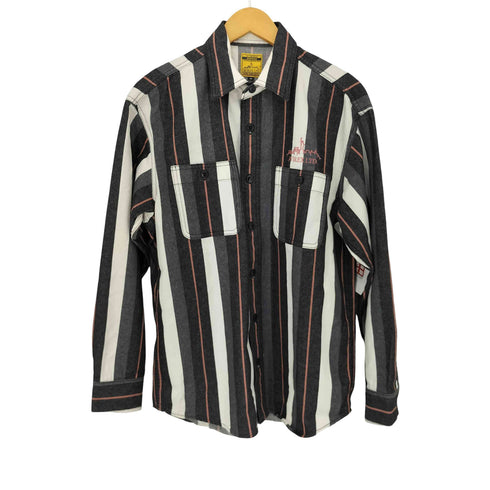 アヴィレックス AVIREX STRIPE DENIM SHIRT メンズ M