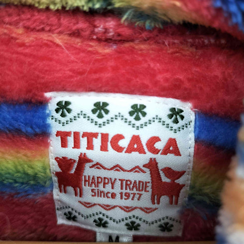チチカカ TITICACA ボーダーフリースベスト レディース JPN:M