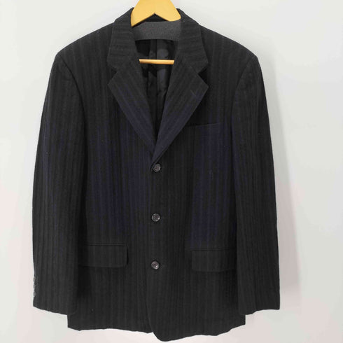 コムデギャルソンオム COMME des GARCONS HOMME AD1998 田中オム 田中期 3ボタンテーラードジャケット ウール ストライプ メンズ JPN:M