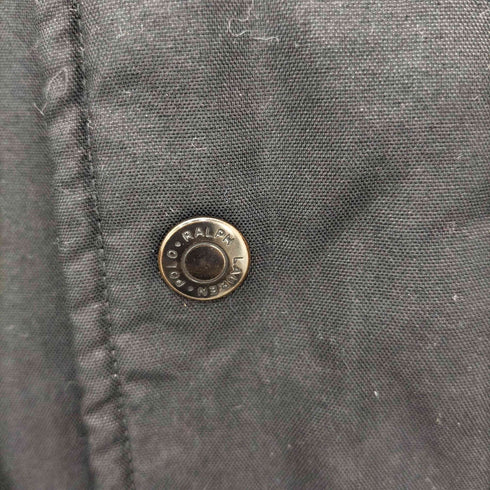 ポロバイラルフローレン Polo by RALPH LAUREN フリースブランケット ナイロンフーデッドコート メンズ import:L