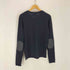 ディーゼルブラックゴールド DIESEL BLACK GOLD シルク混 エルボーパッチ vネックニット メンズ JPN:M