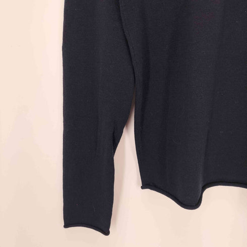 ディーゼルブラックゴールド DIESEL BLACK GOLD シルク混 エルボーパッチ vネックニット メンズ JPN:M