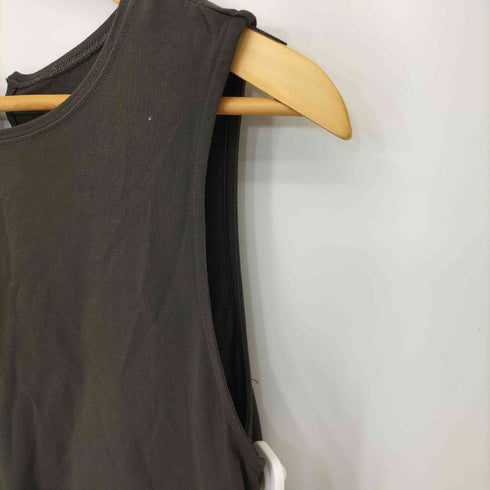 ユナイテッドアローズグリーンレーベルリラクシング UNITED ARROWS green label relaxing パネルフレア インレー ワンピース レディース JPN:36
