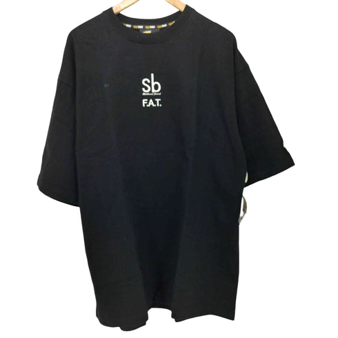 エフエーティー FAT FOTEE ”B.B.” SB 前面刺繍 背面プリント オーバーサイズクルーネックTシャツ JUMBO メンズ JUMBO