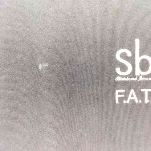 エフエーティー FAT FOTEE ”B.B.” SB 前面刺繍 背面プリント オーバーサイズクルーネックTシャツ JUMBO メンズ JUMBO