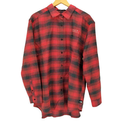 ザノースフェイス THE NORTH FACE WHISTLER BLACKCOMB グレンチェックシャツ レディース import:XL