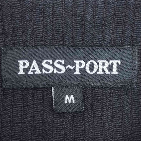 PASS~PORT ロゴ刺繍 コーデュロイ シャツジャケット メンズ import:M