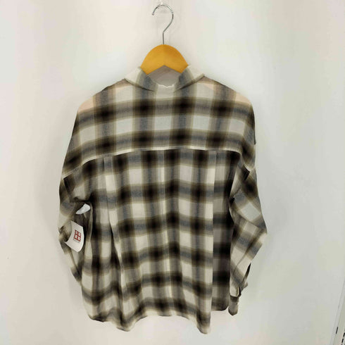 ユナイテッドアローズグリーンレーベルリラクシング UNITED ARROWS green label relaxing シアー チェック シャツ レディース FREE