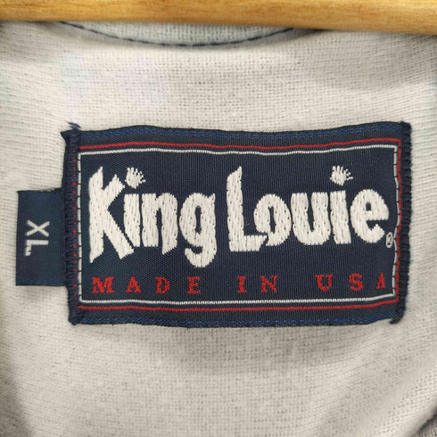 キングルイ King louie 企業ロゴプリントアノラックパーカー メンズ XL