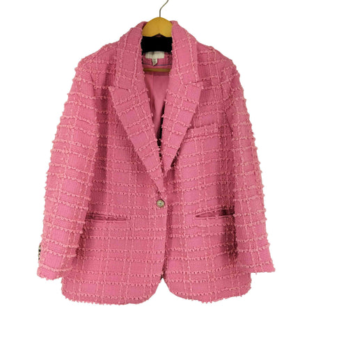 エイチアンドエム H&M ツイードテーラードジャケット レディース XL