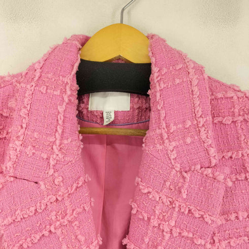 エイチアンドエム H&M ツイードテーラードジャケット レディース XL