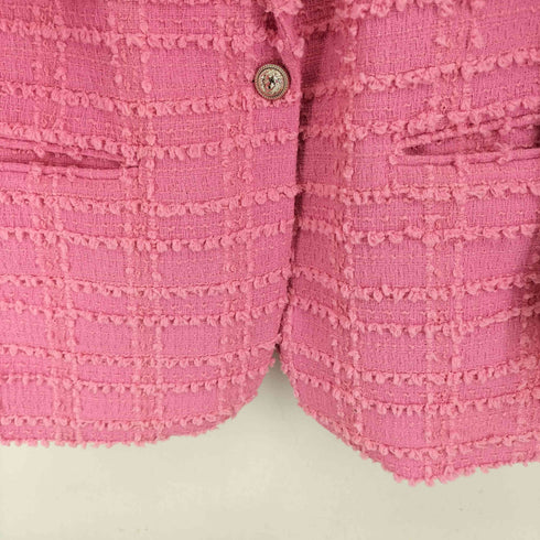 エイチアンドエム H&M ツイードテーラードジャケット レディース XL
