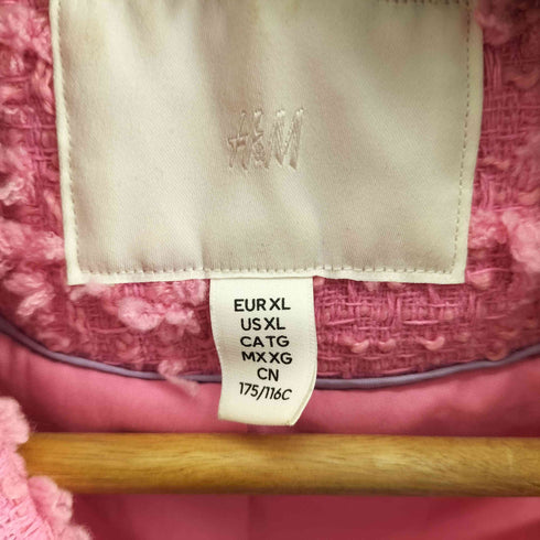 エイチアンドエム H&M ツイードテーラードジャケット レディース XL