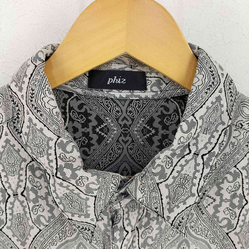 phiz バロック柄 レーヨンジャガードシャツ メンズ JPN:XL