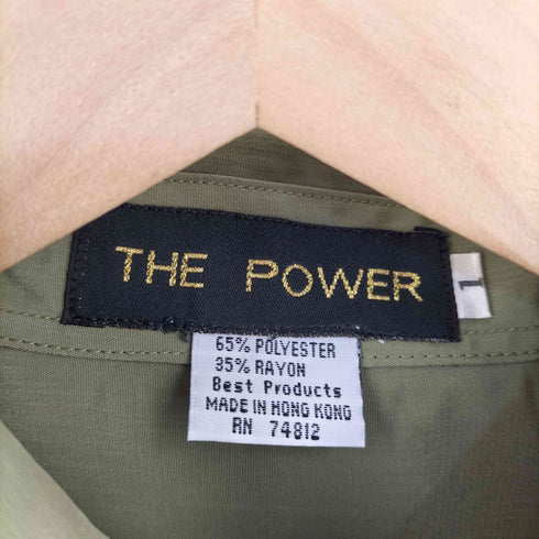 THE POWER エジプト壁画柄 レーヨンシャツ メンズ 1