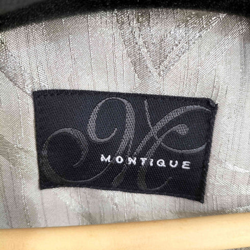 MONTIQUE ジャガードオープンカラーシャツ メンズ JPN:L