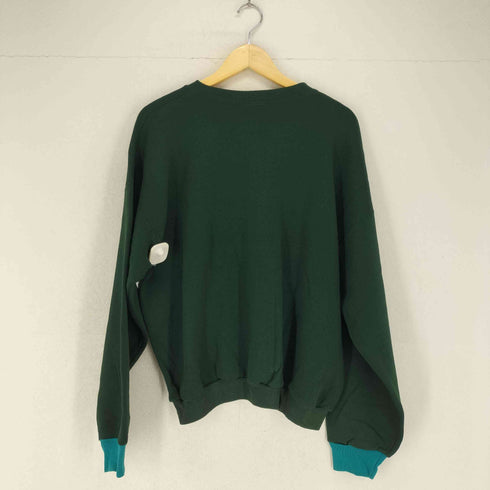 リー Lee MADE IN USA 袖リブ切替刺繍スウェット メンズ XL