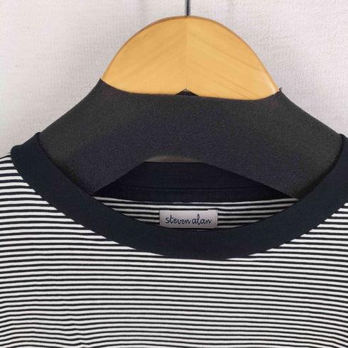 スティーブンアラン Steven Alan SIRO BORDER CREW NECK LONG SLEEVE TEE 長袖 ボーダー クルーネックTシャツ メンズ JPN:M