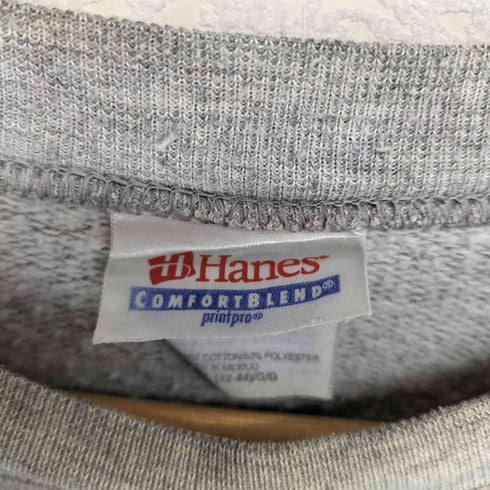 ヘインズ Hanes 企業ロゴプリントクルーネックスウェット メンズ JPN:L