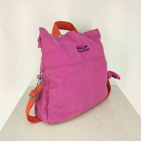 キプリング KIPLING ロゴ刺繍 2WAY ショルダーバッグ レディース