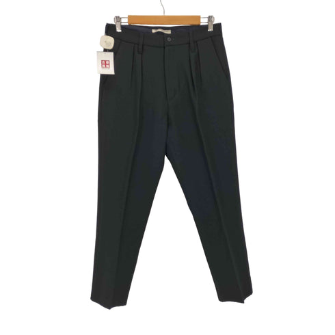 ブラックアンドブルー BLACK&BLUE ウール 2タックスラックス メンズ 32