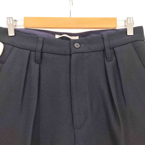 ブラックアンドブルー BLACK&BLUE ウール 2タックスラックス メンズ 32