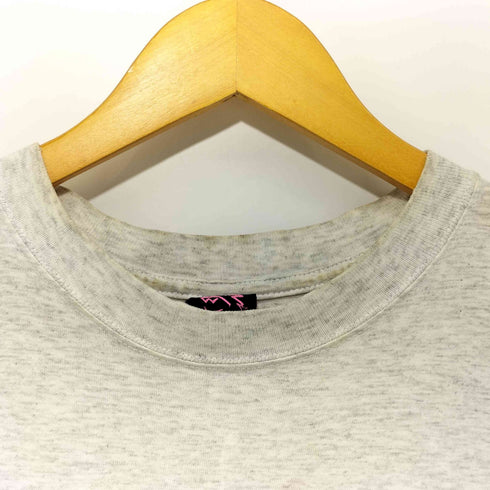 Yoo-neeK 90S シングルステッチ ショートスリーブ クルーネックTシャツ メンズ