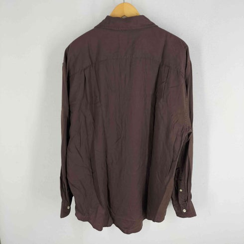 ギャップ Gap 90S OLD ループカラー 開襟 レーヨン 長袖シャツ メンズ L