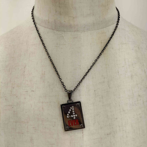 ドルチェアンドガッバーナ DOLCE&GABBANA 4 EVERロゴ PENDANT NECKLACE メンズ
