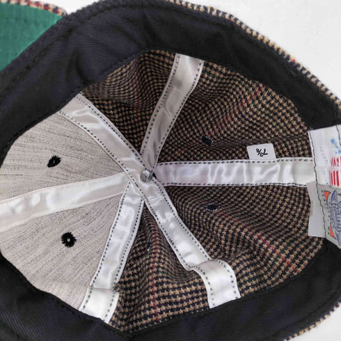 エベッツフィールドフランネルズ Ebbets Field Flannels USA製 ツイード 6パネルキャップ メンズ
