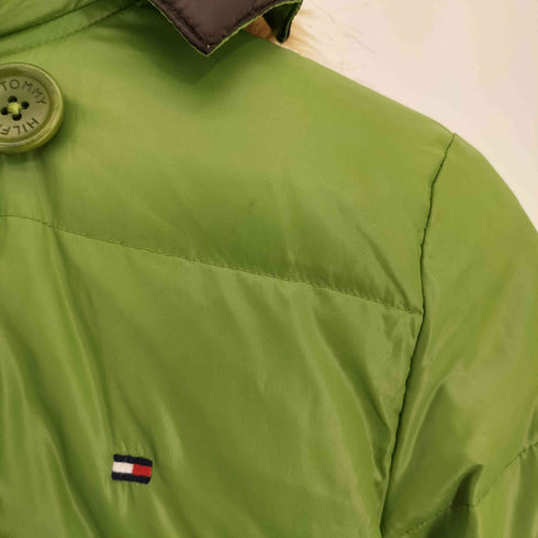 トミーヒルフィガー TOMMY HILFIGER リバーシブル ダブルジップ ボア フーデッド ダウン ジャケット レディース import:M