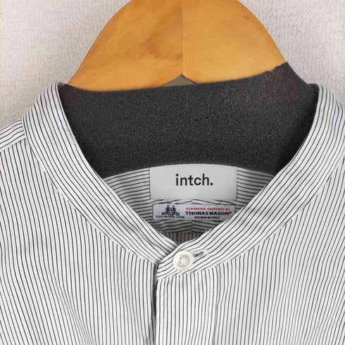 トーマスメイソン thomas mason intch. Arc ノーカラー オフィサーシャツ メンズ R