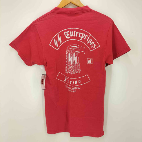 ss enterprises }サポートローカルバイカーTシャツ メンズ