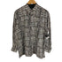 イッセイミヤケ ISSEY MIYAKE 1991AW 黒タグ 総柄 レーヨン 長袖シャツ メンズ M