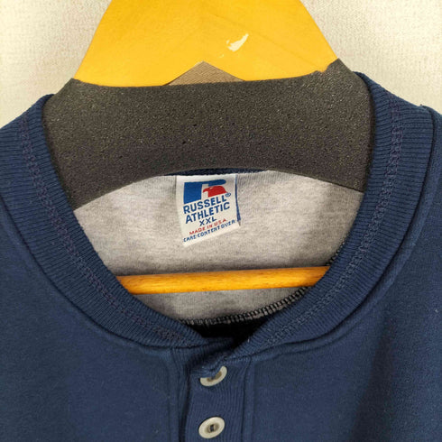 ラッセルアスレチック RUSSELL ATHLETIC 90S USA製 ヘンリーネック スウェット オーバーサイズ メンズ XXL