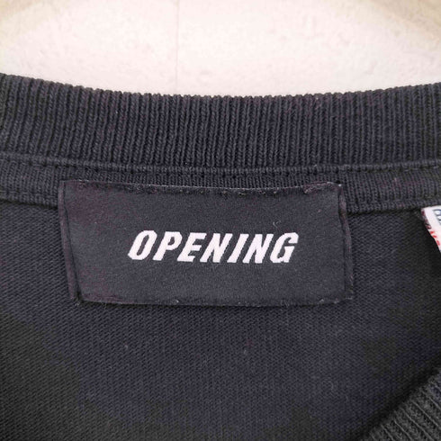 オープニングアクト OPENING ACT アメリカンコットンクルーエッセンシャルロングスリーブカットソー メンズ import:XS